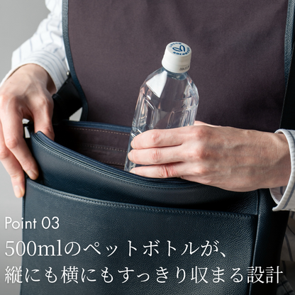 メンズ メッセンジャーバッグ ショルダーバッグ 大容量 軽量 本革｜THB006
