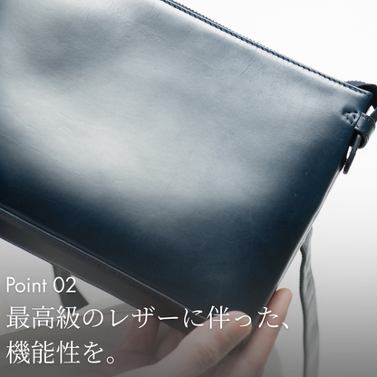サコッシュ メンズ 本革 オイルサドルレザー iPad Pro11対応｜THB015
