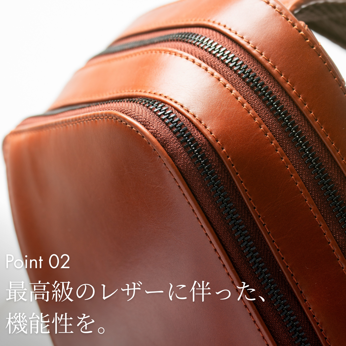 ボディバッグ ワンショルダー メンズ 本革 オイルサドルレザー｜THB017