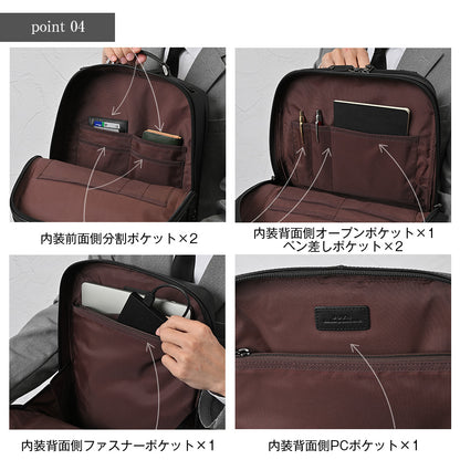 SOLID 3ルームBIZリュック｜JN2210