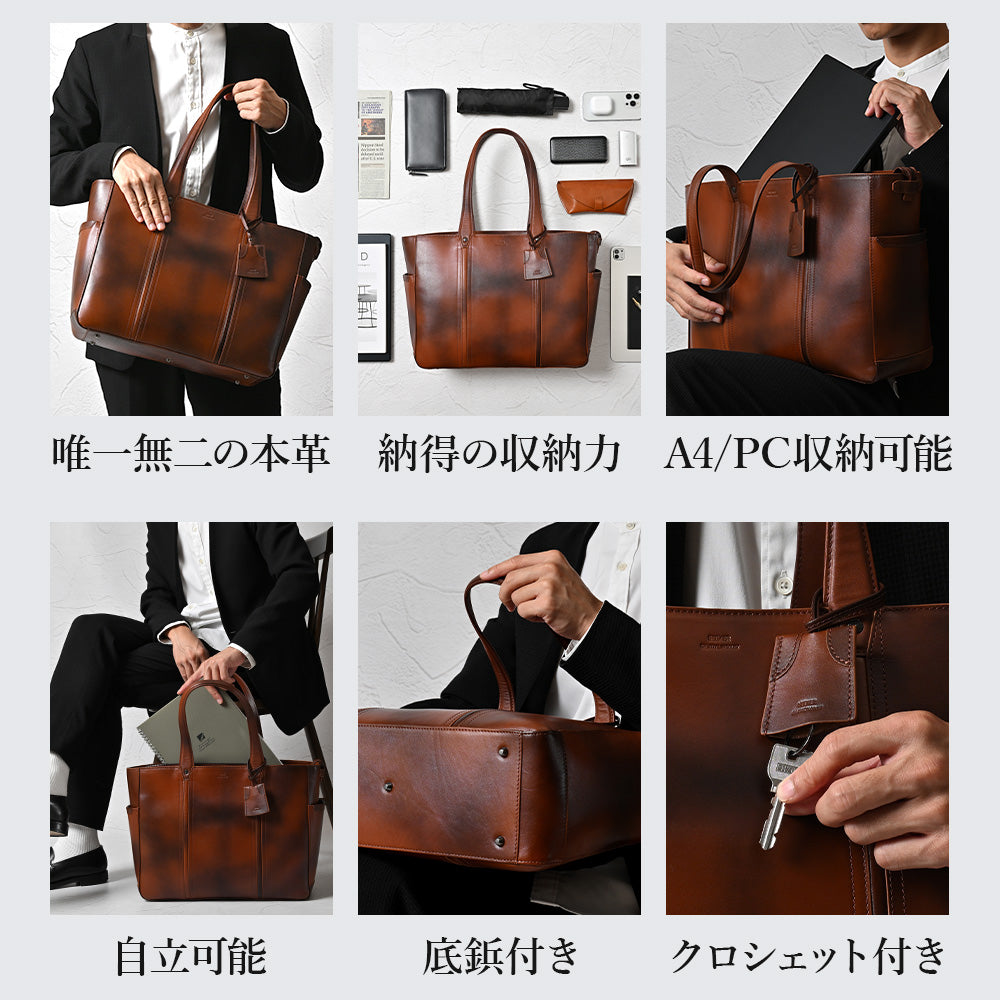 デザイン性と機能性を兼ね備えた10ポケットトート｜SKB-022LN1