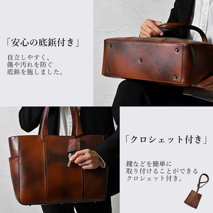 デザイン性と機能性を兼ね備えた10ポケットトート｜SKB-022LN1