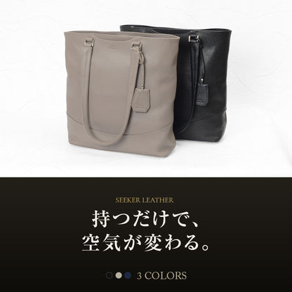 GLOSS シュリンクレザー 縦型ビジカジトート｜SKB-GS08