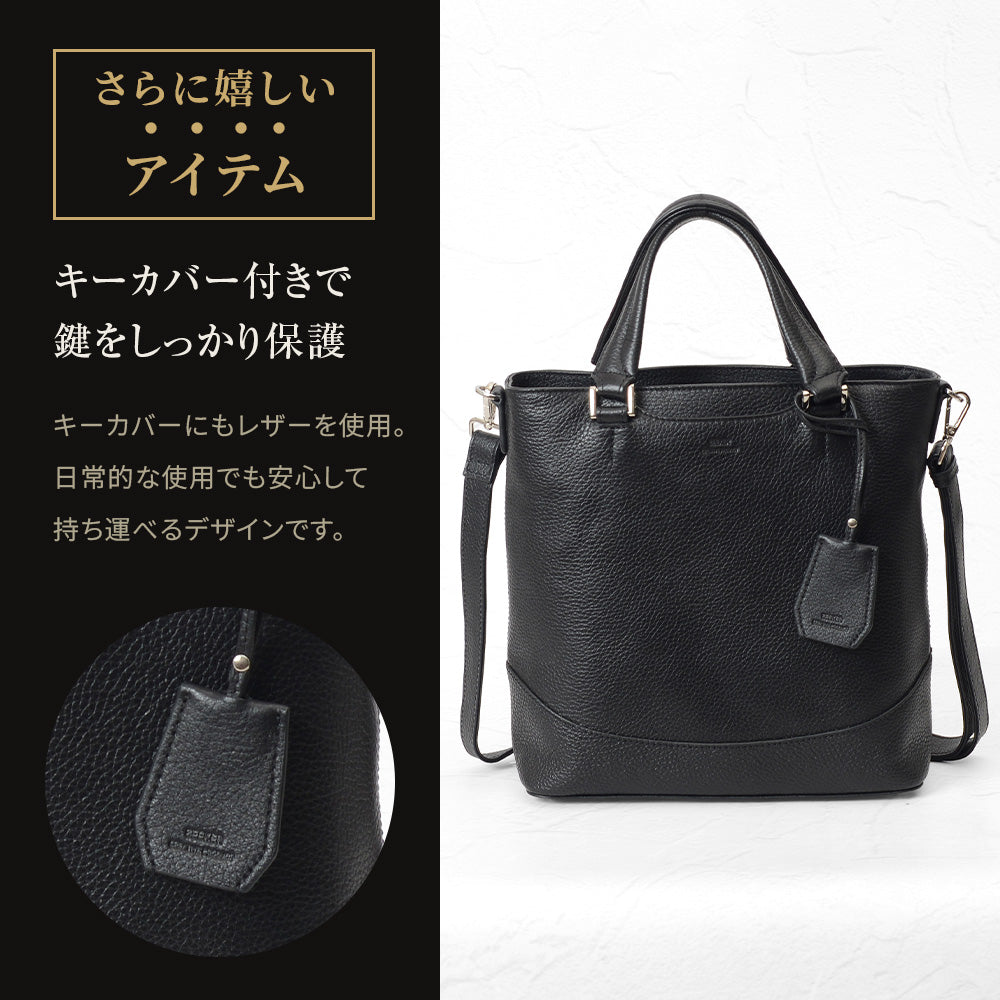 GLOSS シュリンクレザー ミディアムサイズトート｜SKB-GS09