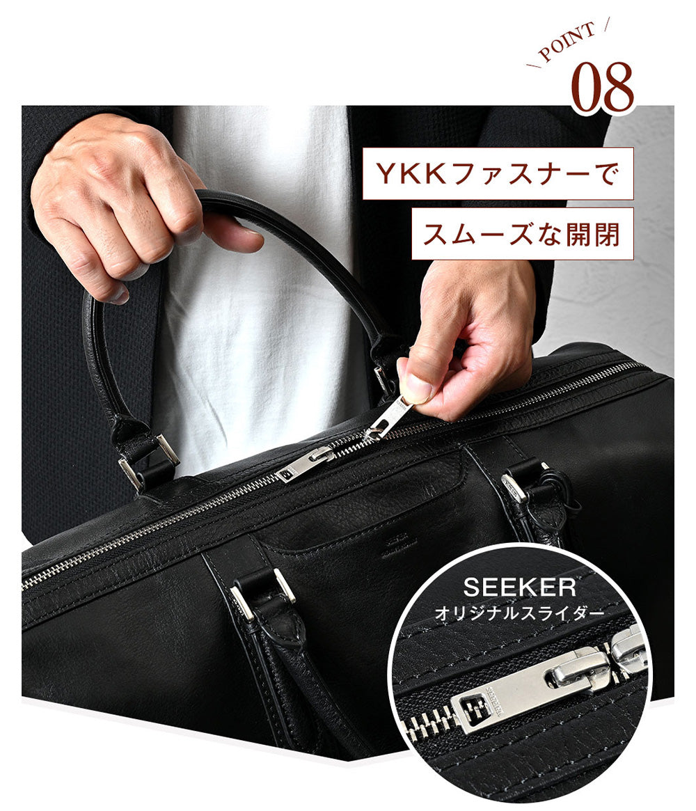 SWORD オイルレザー サイドポケットボストン｜SKB-SD13